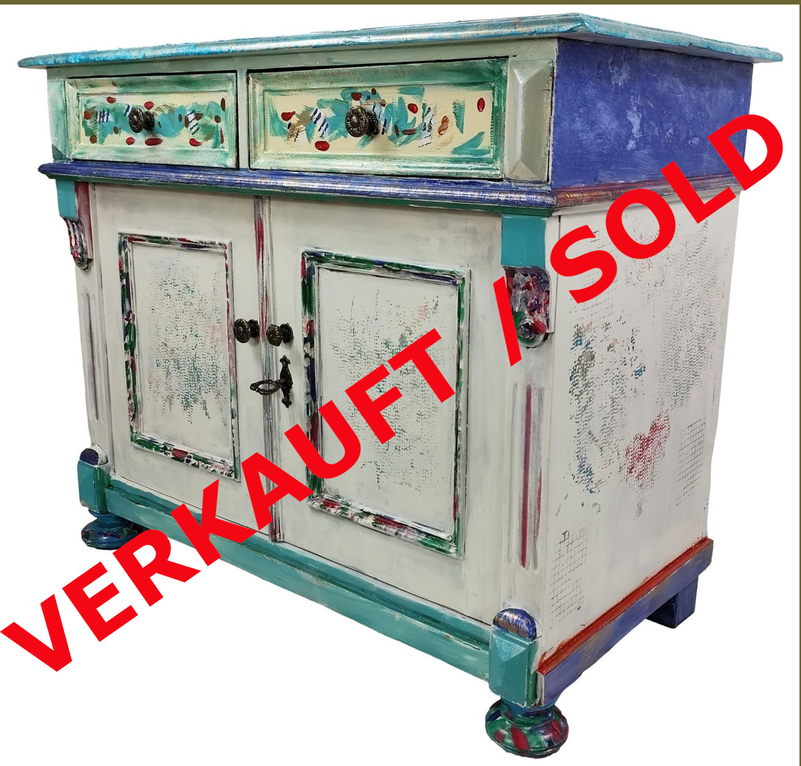 Extravagante Vintage Design-Kommode "CLEMENS"