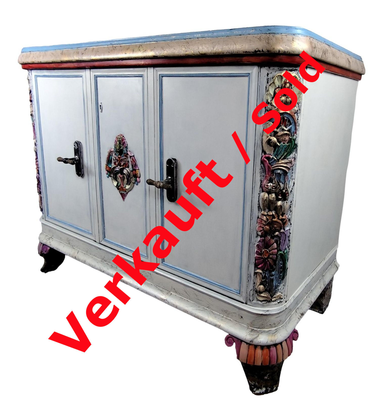 Extravagante Vintage Design-Kommode "GISELA"