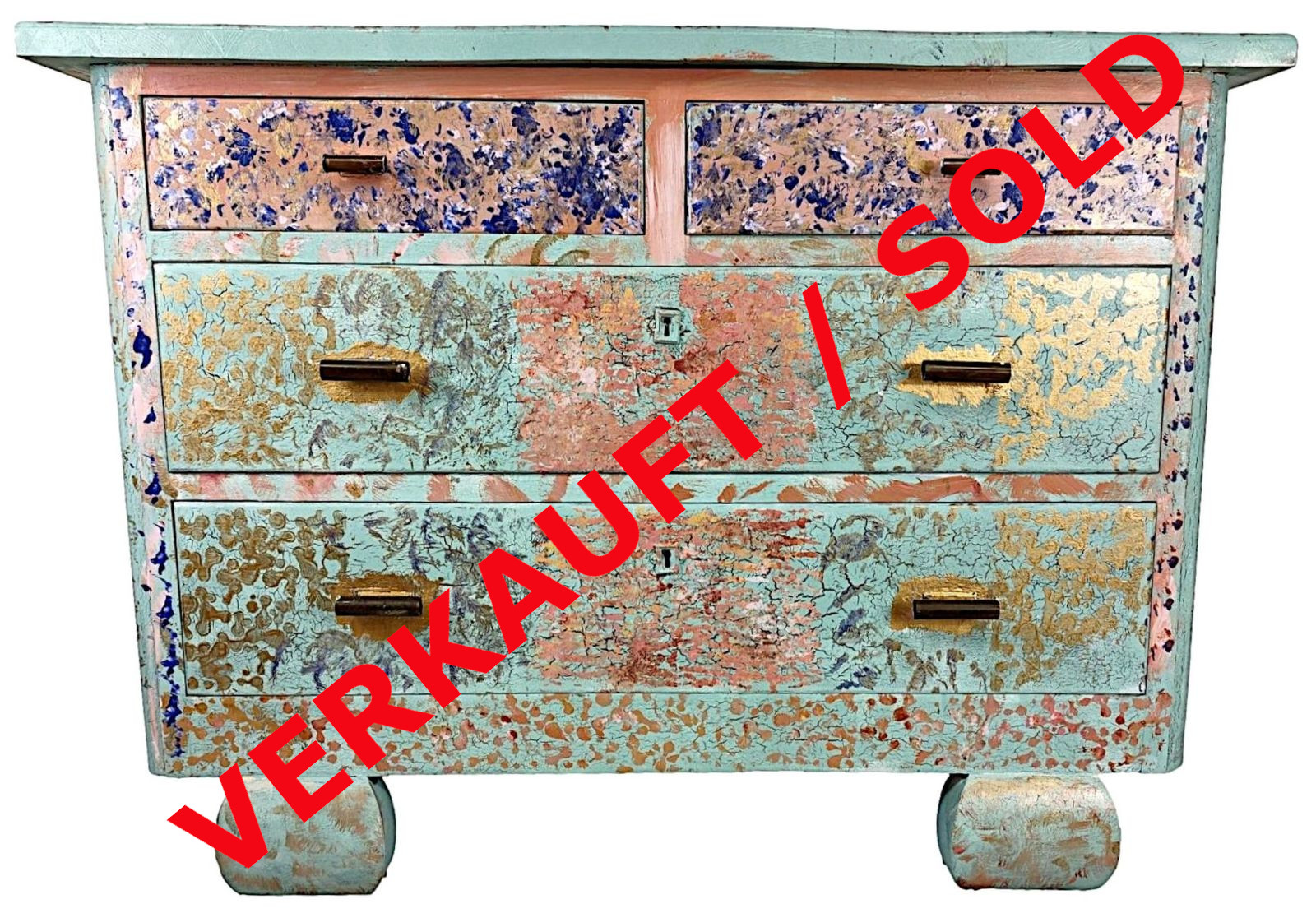 Extravagante Vintage Design-Kommode "TEDDY"