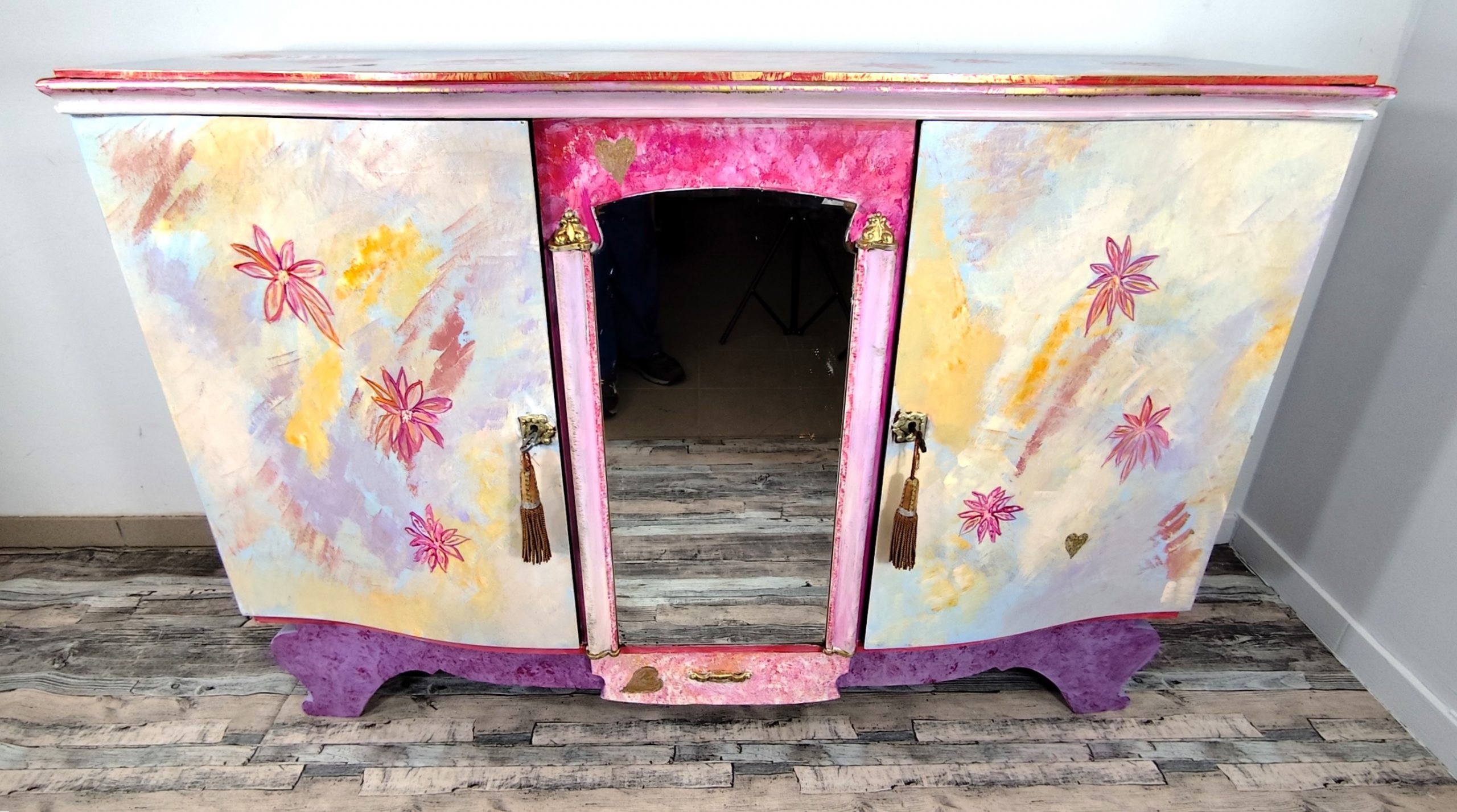 Extravagante Vintage Design-Kommode "ROSEMARIE" – Bild 2